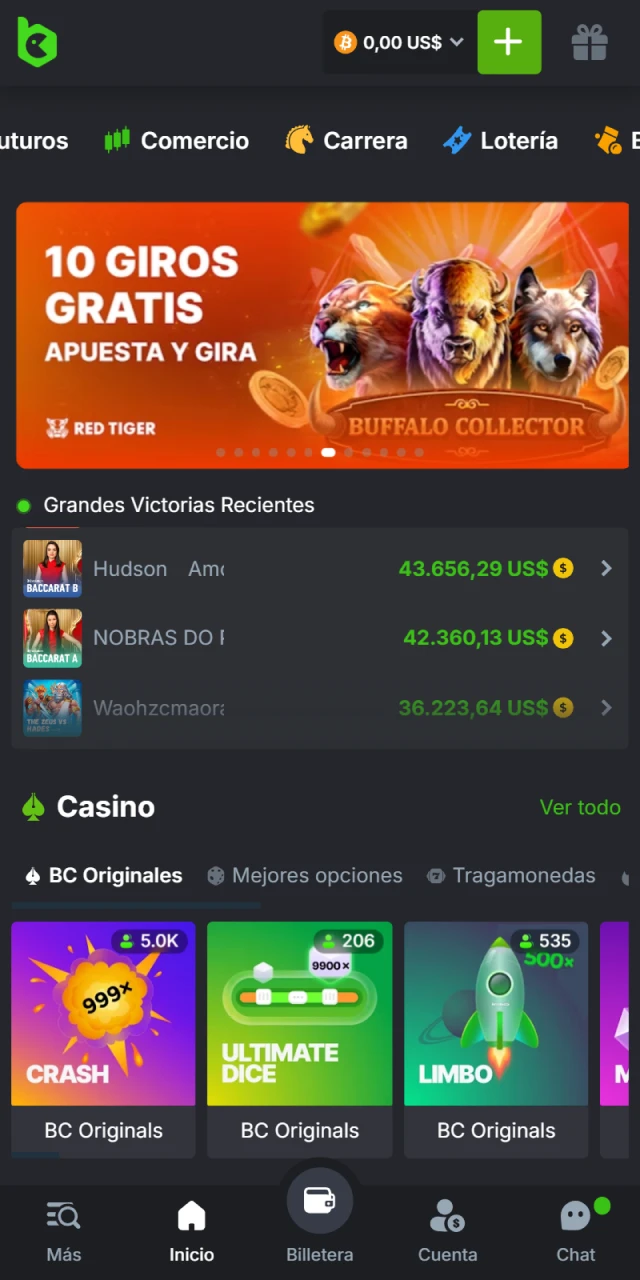 Así es como puedes registrarte en la aplicacion movil de BC Game.
