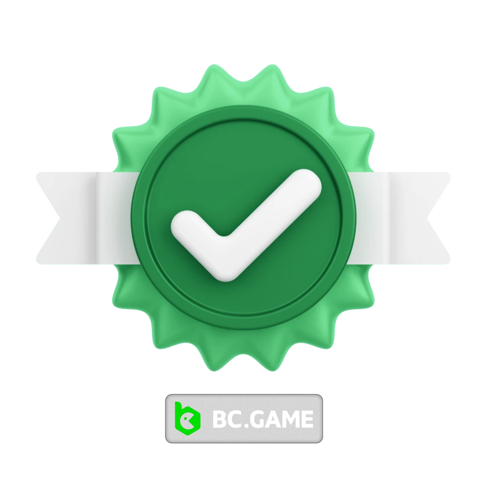 Politica de privacidad de BC Game Casino.