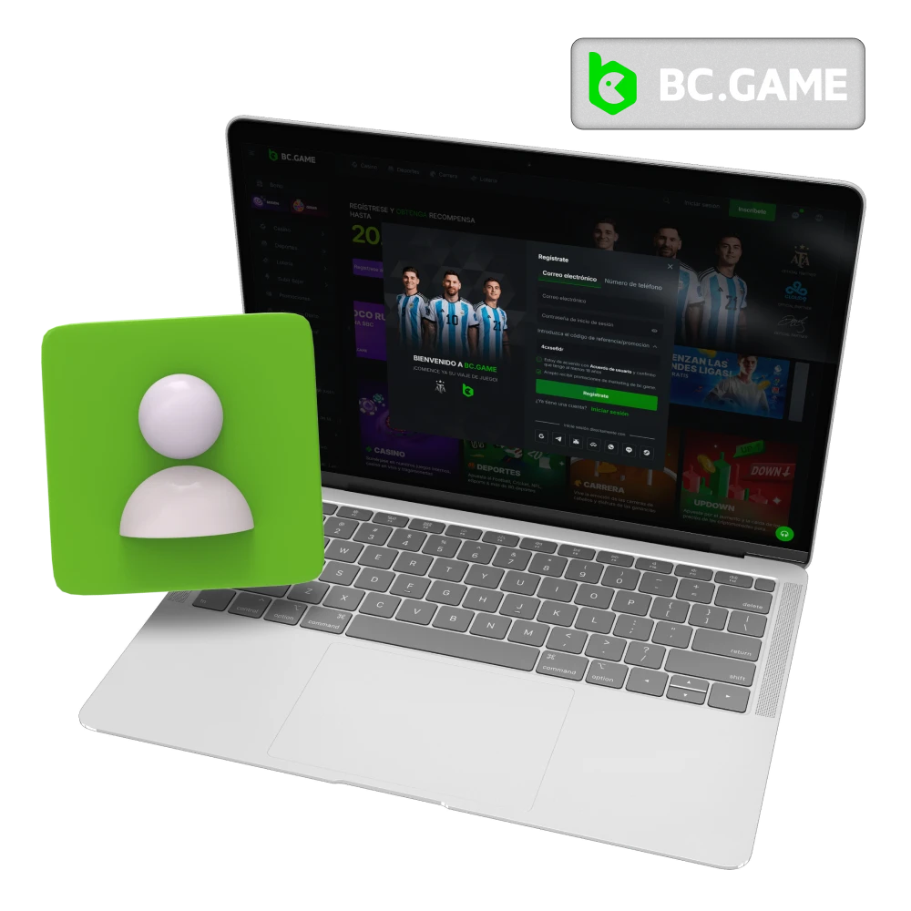 Registrese en BC Game en Peru utilizando estos metodos.