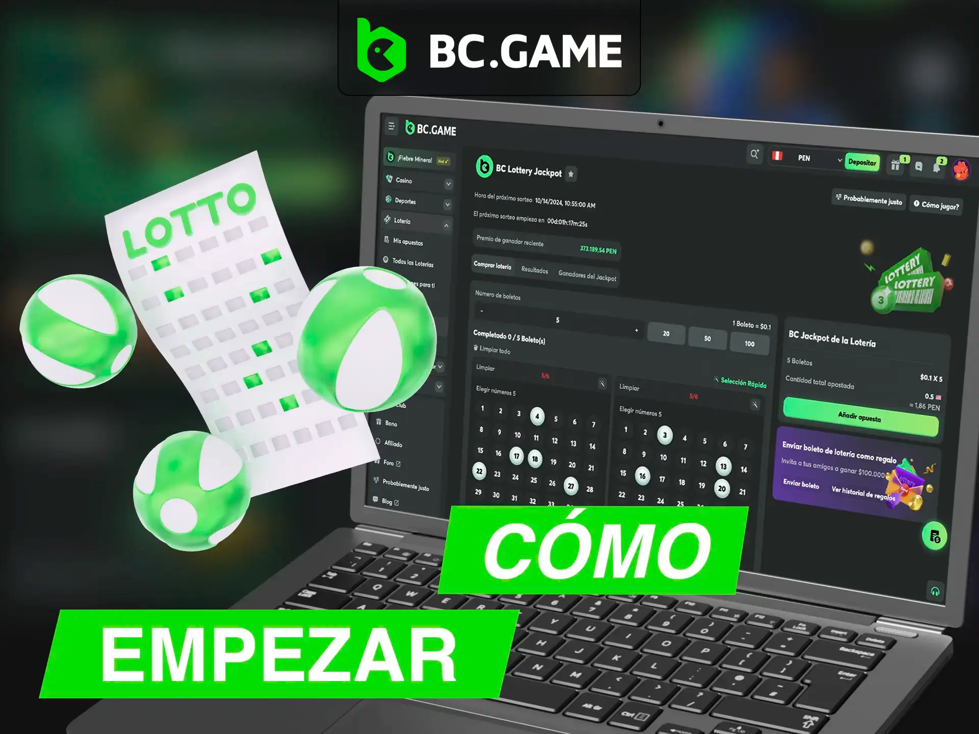 Haz un depósito y empieza a ganar los mejores sorteos de BC Game Casino.