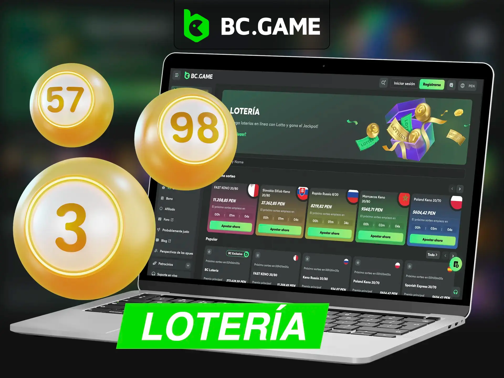 Descubra las principales ventajas de jugar a las loterías de BC Game Casino.
